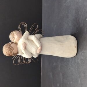 Willow Tree,Angels Embrace ,Angel Holding Baby Figurine.